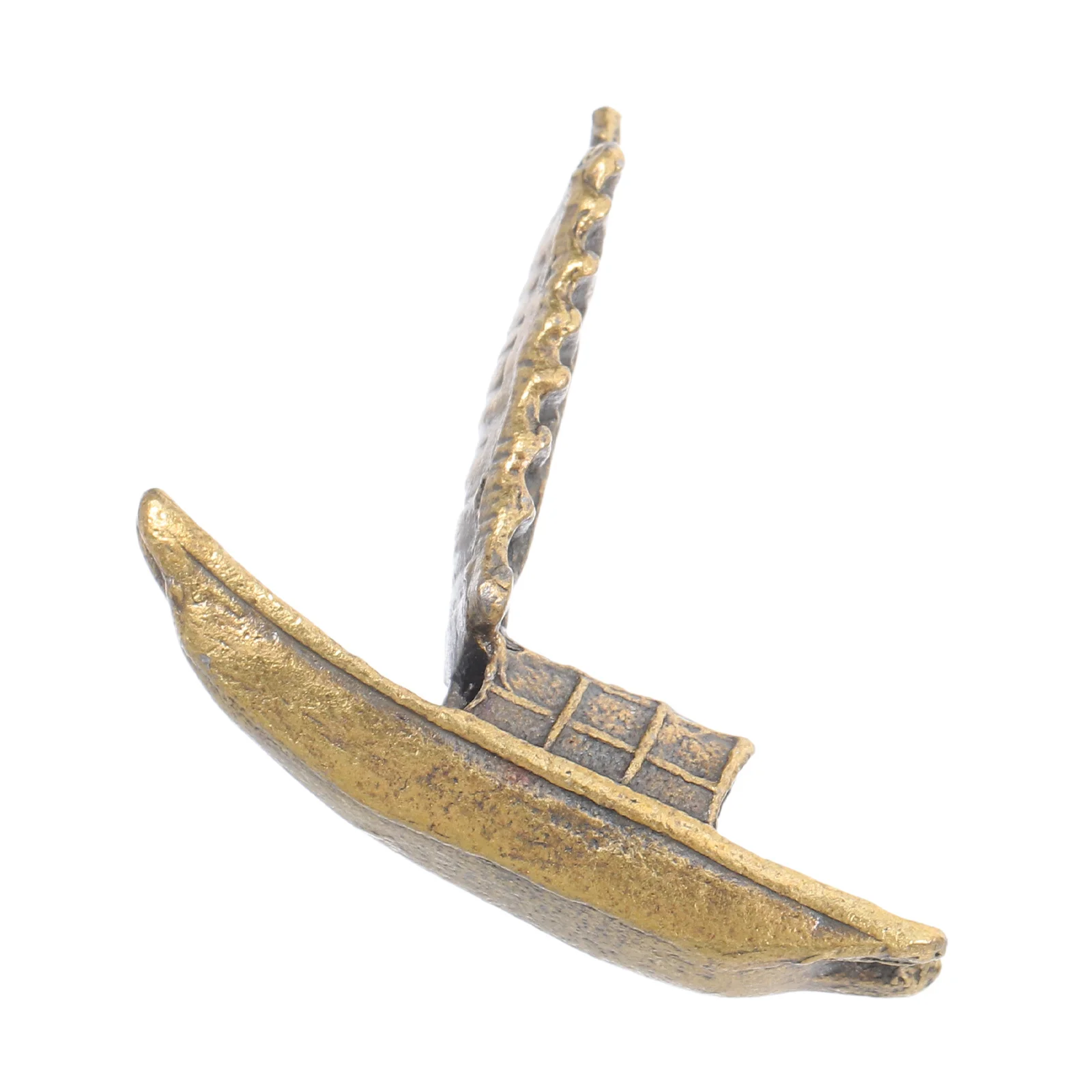 

Vintage Style Mini Boat Decor Small Sailboat for Shelves Desktop Bonsai Landscapes Rustic Theme Decoration Sailboat Model