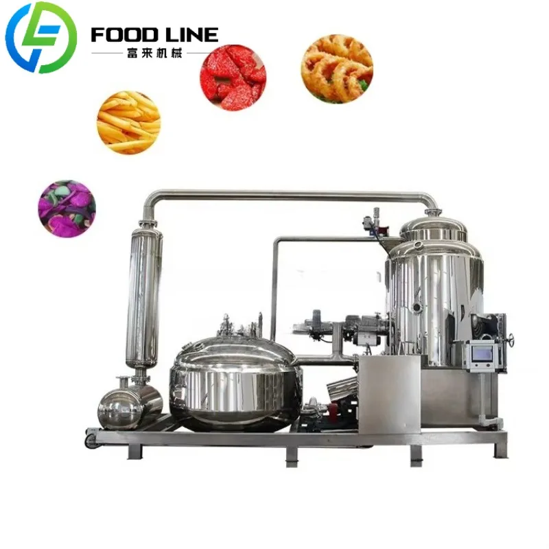 Commercial Vacuum Fryer Vacuum Frying Equipment Low Temperature Stainless Steel Fryer for Potato Banana Apple Chips OME
