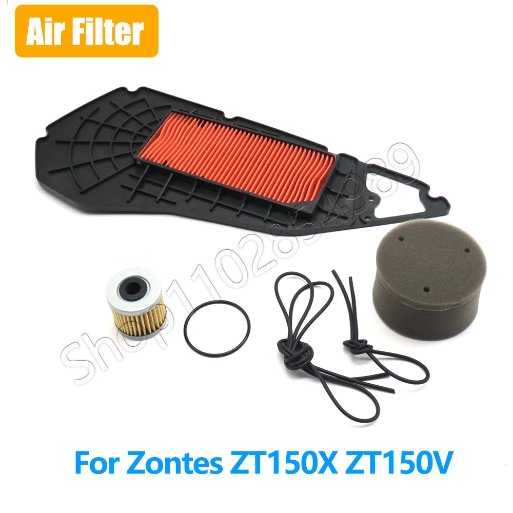 For Zontes ZT150X ZT150V ZT 150X 150V ZT150 X V Motocycle Air Filter Drive Element Oil Filter Intake Cleaner Replacement Parts