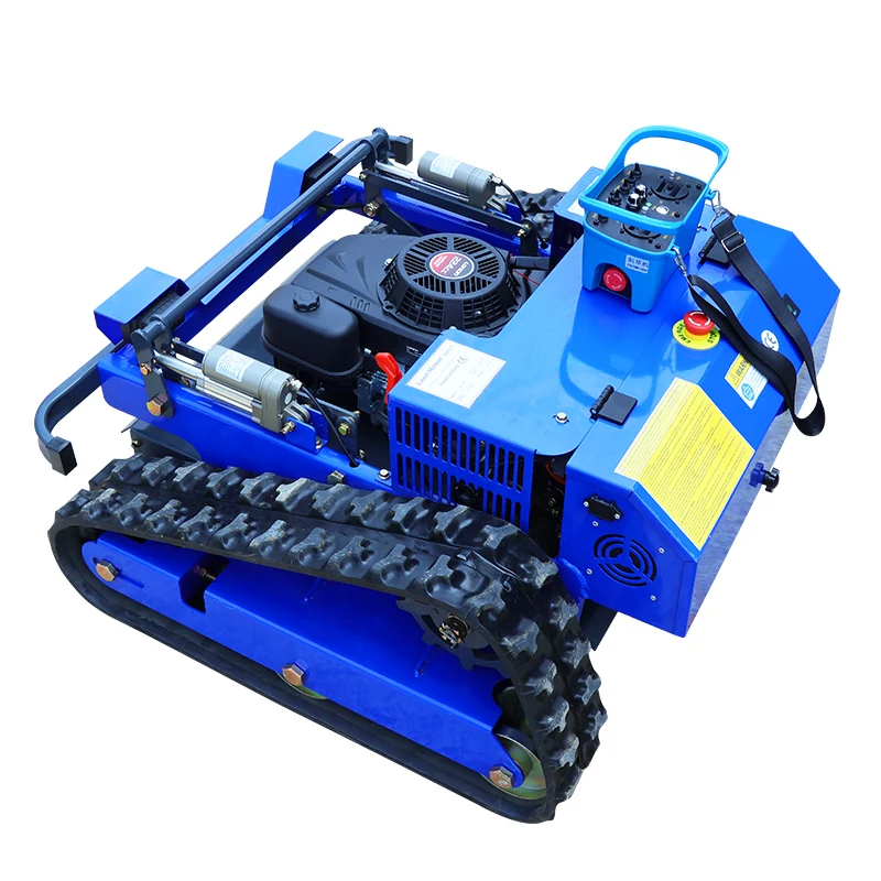 Customized Municipal Green Mower  Wireless Remote Control Crawler Lawn Mower Slope Mower