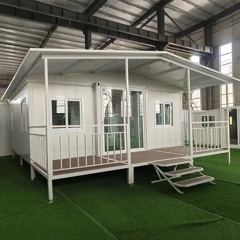 Portable Container House Tiny Home Folding Room Mobile Home 2 Bedrooms Foldable Expandable Modern Luxury Home Factory Price