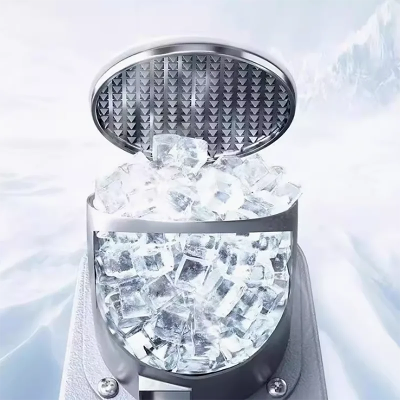 Shaved Ice Machine Snow Cone Machine Ice Crusher with Stainless Steel   Blade Kitchen Electric for Shaved Ice and Snow Cone