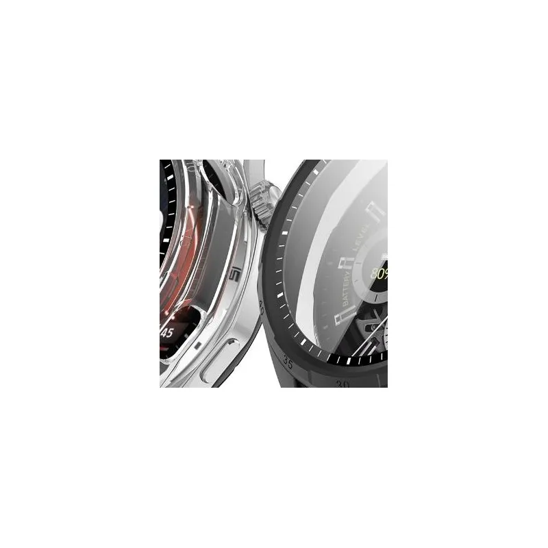 Slim Fit Watch Case for Honor Watch 6 Plus Tempered Glass Protector PC Shell Anti-scratch Precise Cutout