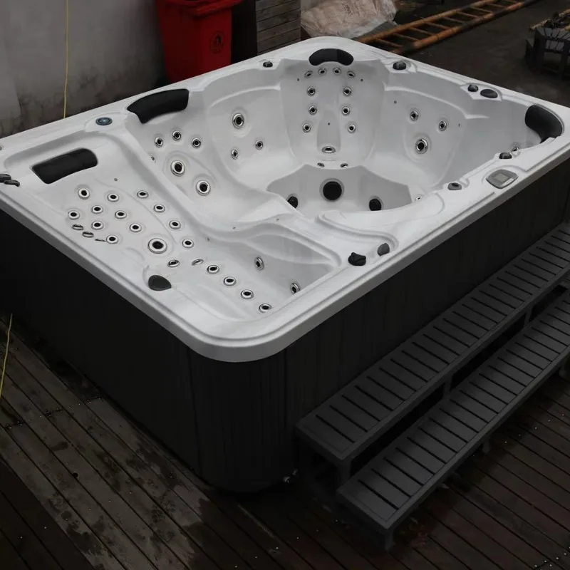 Custom Made Outdoor Hot Tub  Whirlpool Massage Spa Tub Wholesale Bathtub Factory Direct Manufacturer