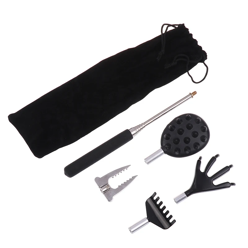 Набор телескопических царапин для спины из 4 предметов: выдвижной массажер для подарков на Рождество, день рождения и День Благодарения