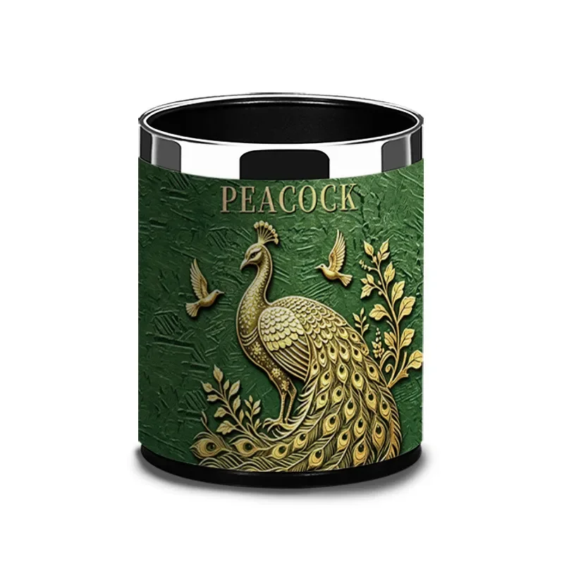 Modern Minimalist Waste Bin Large Capacity Dustbin for Living Room Bedroom Kitchen Bathroom Home Decor