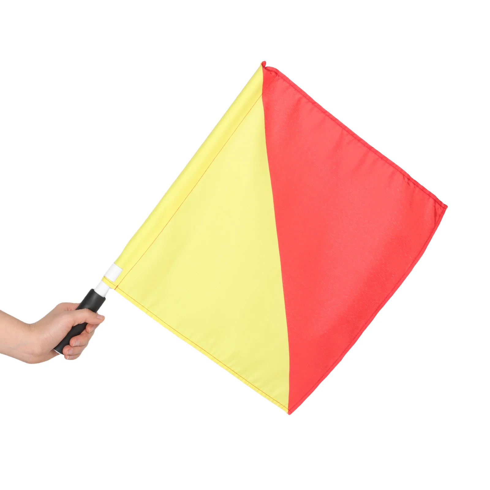 2 قطعة أعلام محمولة مادة قماش بولي كلوريد الفينيل المتينة لمعدات السلامة للتدريب على إشارة البحرية #6