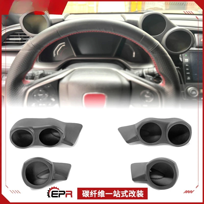 For Honda Civic Type R FK8 (2017-2021) SAAR Carbon Fiber Dashboard & Speedometer Cover