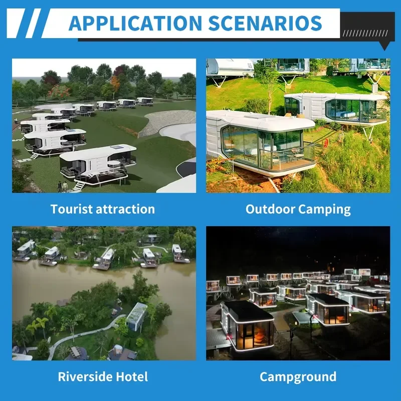 Modern Modular Cabin Container House Prefab Home House for Container House Villa for Outdoor