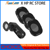 RunCam Thumb Pro 4K FPV Camera – Wide FOV, ND Filter Set, Action Camera for FPV Racing, Cinewhoop & Freestyle Drones