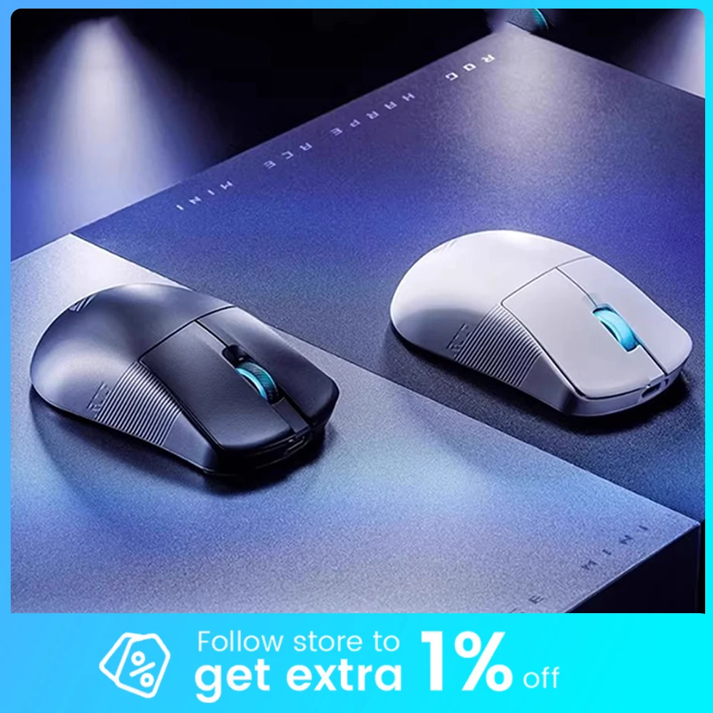 

Игровая мышь ROG HARPE ACE MINI с тремя режимами, сенсором AimPoint Pro 42k, беспроводная, 8K, с низкой задержкой, легкая (49 г), для геймеров