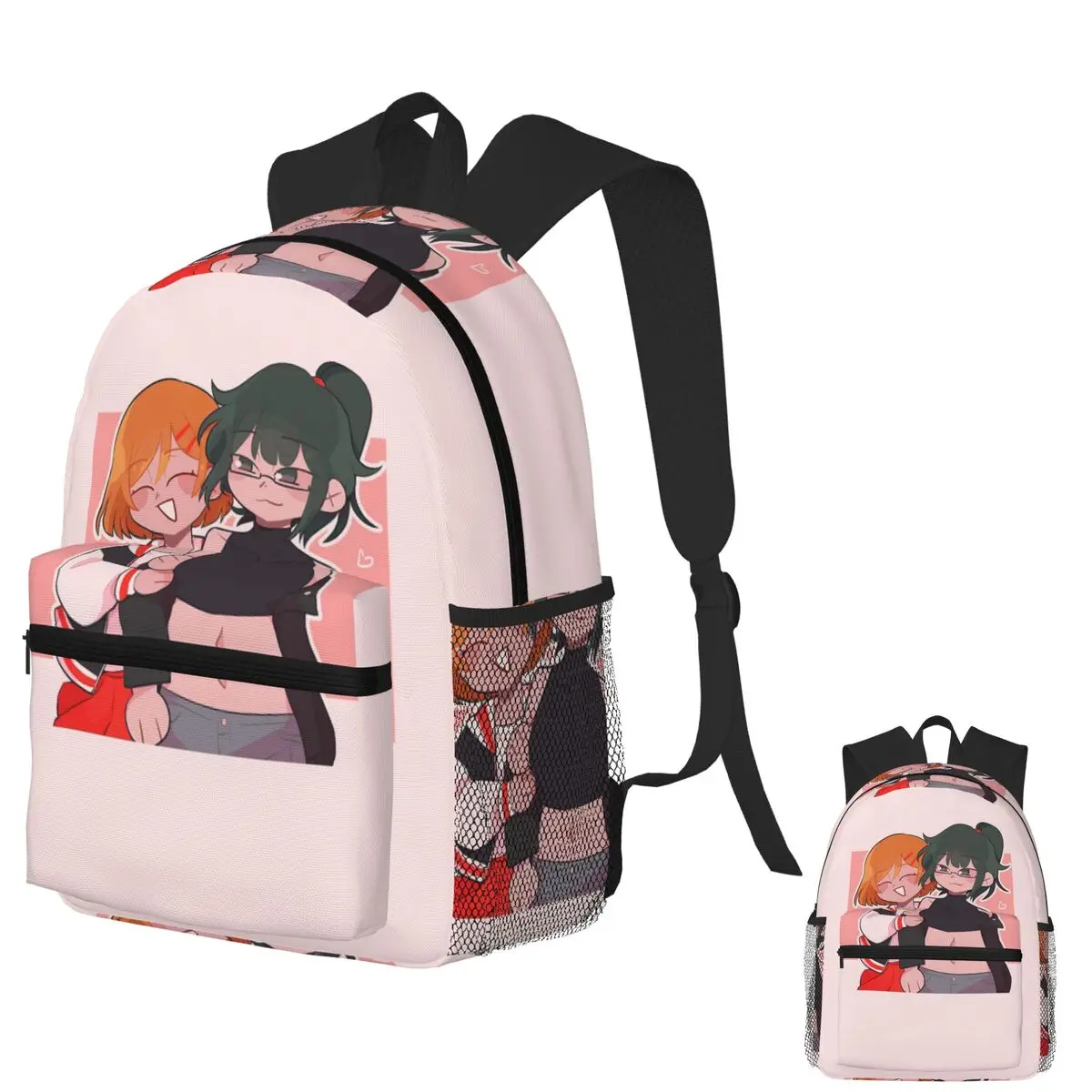 

Best Friend Maki Mai Lovely Student Backpack School Bag Hiking Travel Daypack for Men Women Fashion Bookbag Shoulder Bags