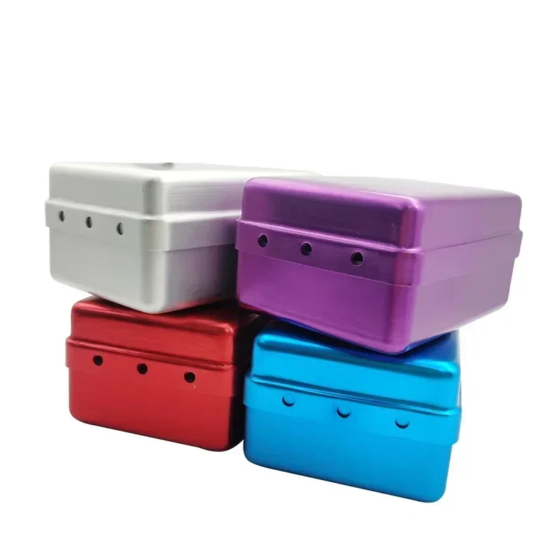 

Dental Autoclave High Speed Burs Aluminium Gutta Percha Point Endo 35 Holes Files Holder Disinfection Clinic Sterilization Tool