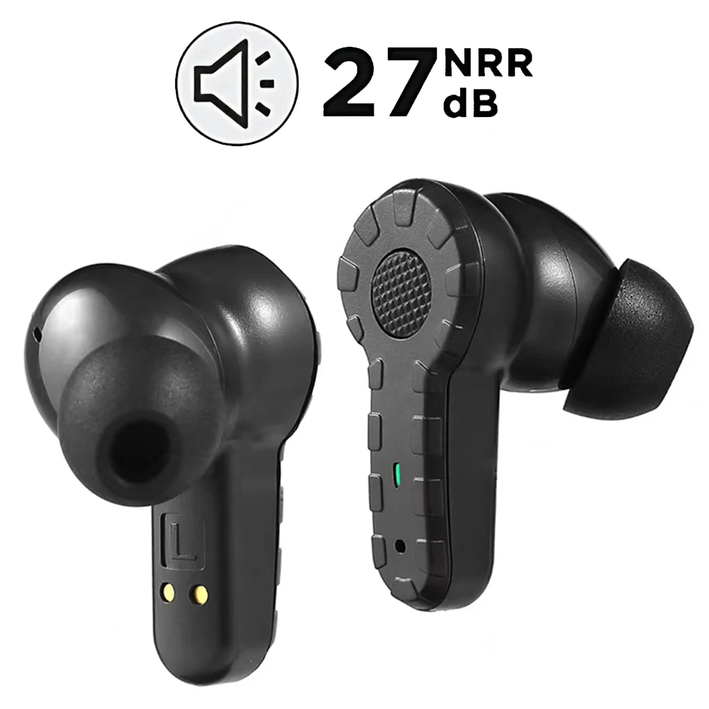 High Quality Shooting Electronic Earplugs, Military Tactical Earplugs Headphones Noise Canceling Active Hearing ProtectionNRR27