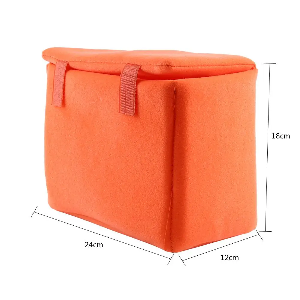 Portable Padded SLR Camera Insert Bag Organizer for canon , for nikon , for sony - Protective Storage Case