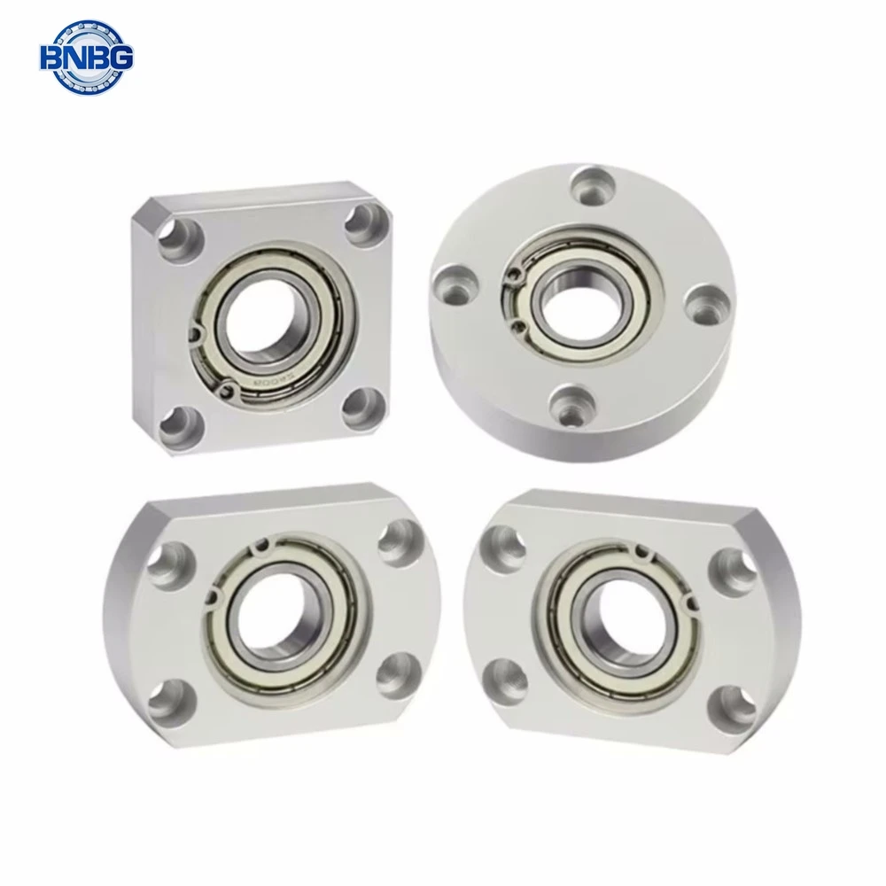 1pcs Flange Square Housing Single Bearings with Housings Bearing seat assembly Direct Mount Unbuckled ring in stock