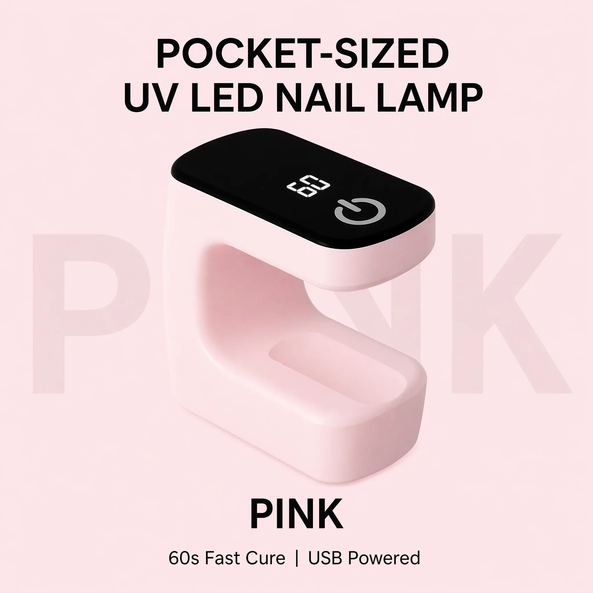 2026 New Portable Pocket Size Mini USB UV LED Nail Lamp Smart Sensor Fast Cure Gel Polish Curing Manicure Tool