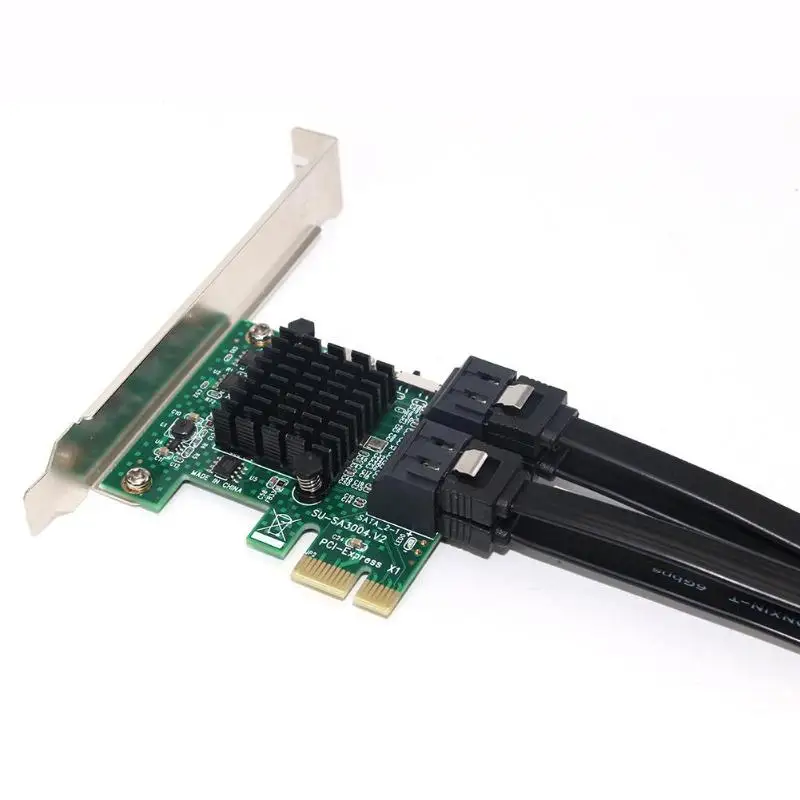 4 port SATA 3.0 to PCIe expansion Card PCI express PCI-E SATA Adapter PCI-e SATA 3 Converter for hdd SSD IPFS Mining Controller