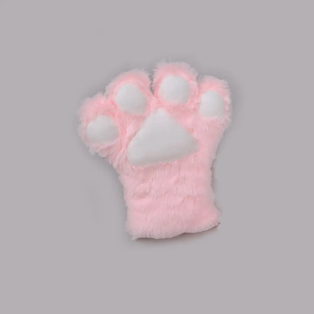 New Fluffy For Women Bear Claw Cat Claw Gloves  Paw Mittens Anime Cosplay Gloves