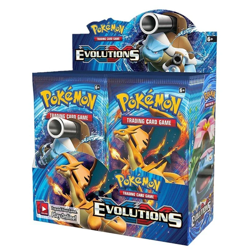 Pokémon Cards TCG: 324Pcs Scarlet & Violet Evolutions Booster Box 36 Pack Box Rare Booster Pack Vamx Collectible Card Toys Gifts