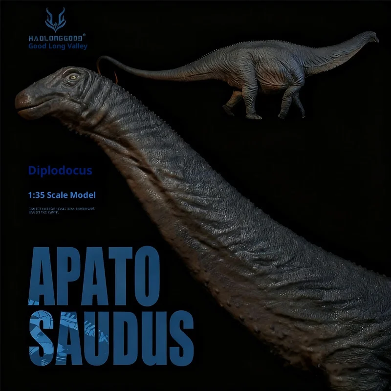 نموذج محاكاة ديناصور ما قبل التاريخ أباتوسورس 1/35 نموذج لعبة مصنوع يدويًا حلي قابلة للجمع هدية المهرجان للأصدقاء #1