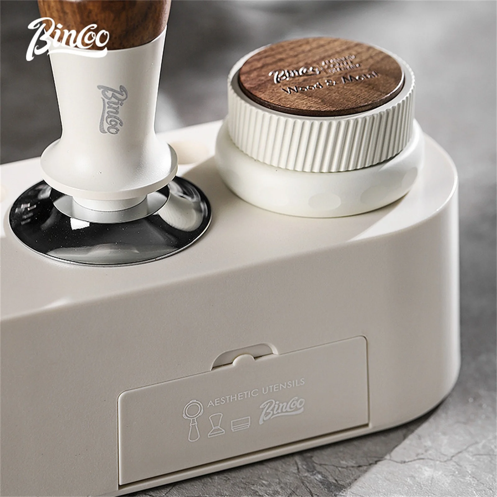 

Станция для утрамбовки эспрессо BINCOO 51-58 мм, основание для тампера для кофе, регулируемый держатель портафильтра, подставка для распределителя, инструменты для домашнего бариста