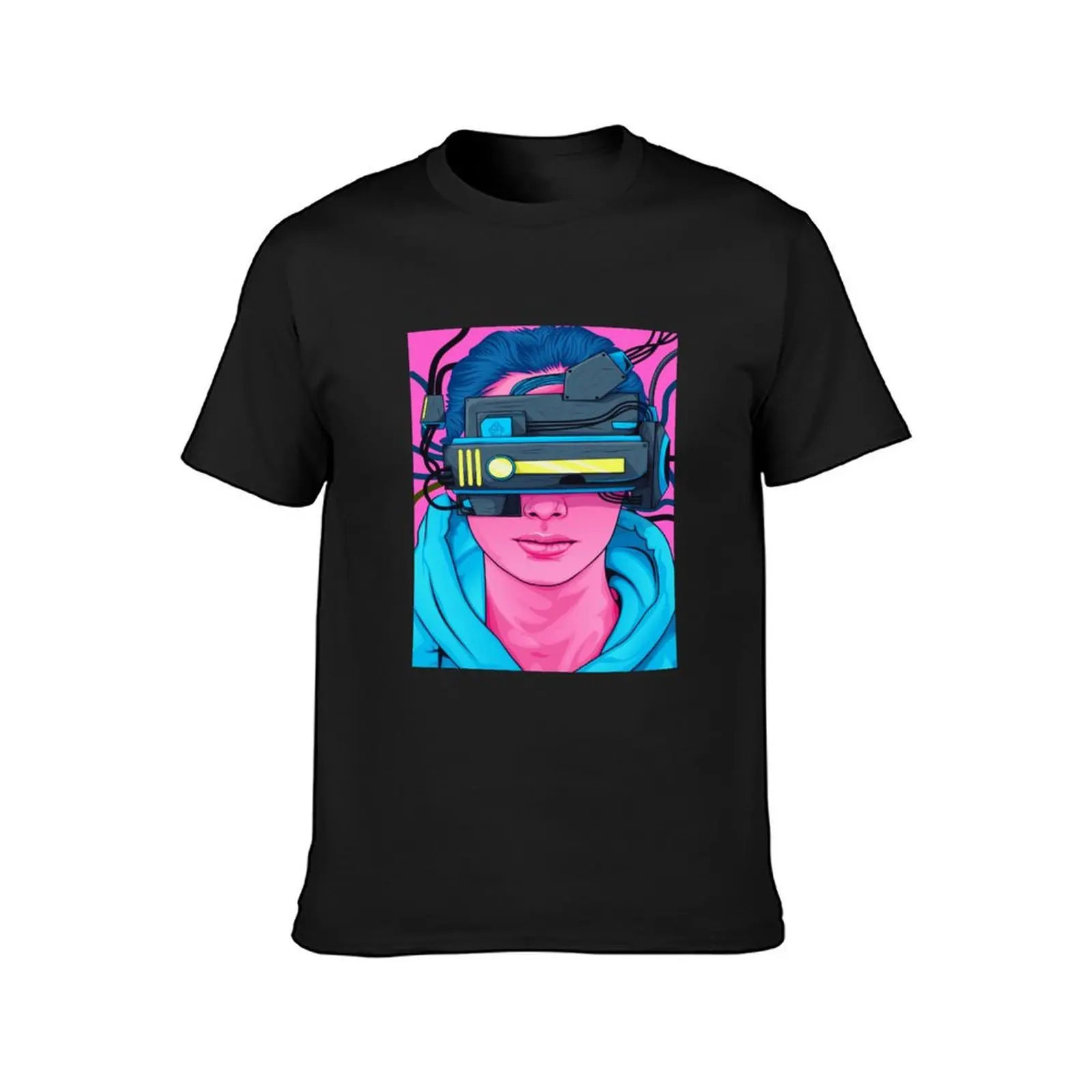 the Vision Pro headset New design T-Shirt oversized cute clothes for a boy men clothing