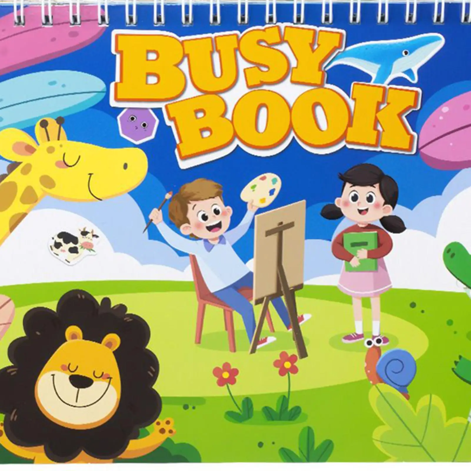 كتاب أنشطة الأطفال، ألعاب تعليمية محمولة على الوجهين، كتب كتابة، ألعاب أنشطة السفر للتعليم والترفيه المنزلي #4