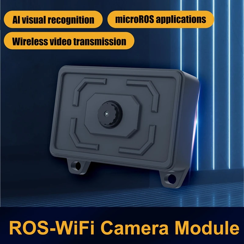 Módulo de cámara ROS-Wifi de reconocimiento Visual ABVJ-AI con Chip de ESP32-S3, compatible con transmisión de vídeo inalámbrica para coche Robot ROS2