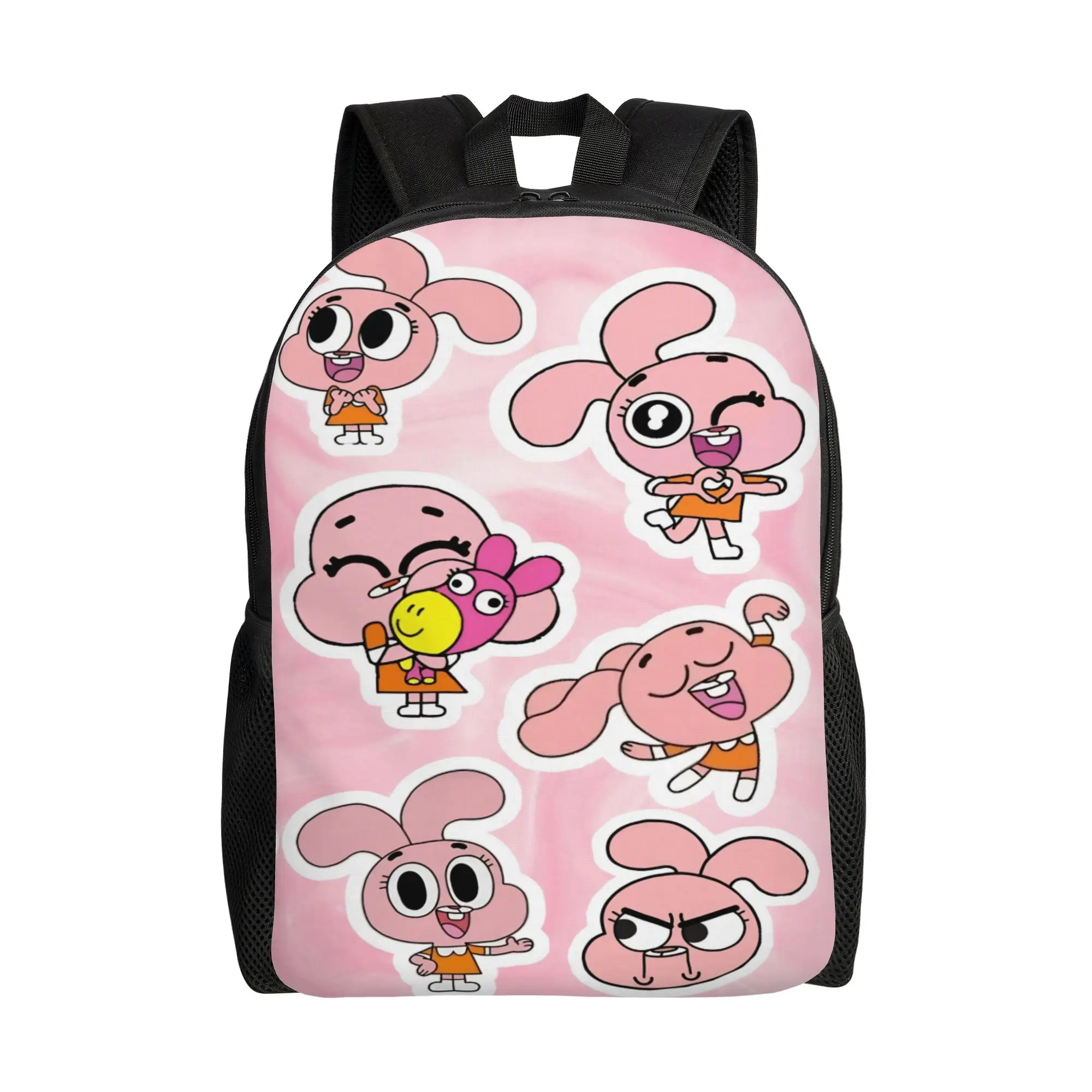 Anaise Teenage Backpack Outdoor High School Work Amazings Gumballs Daypack for Men Women College Shoulder Bag