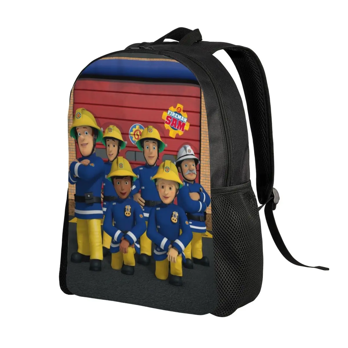 Рюкзак Fireman Sam для мужчин и женщин, модная сумка для книг для школы и колледжа, Мультяшные мешки для пожарников