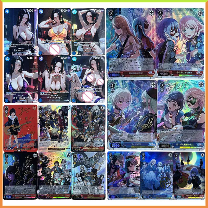 

Аниме Weiss Schwarz DIY ACG ONE PIECE Коллекционные карты Hancock Anon Chihaya Takamatsu Tomori Игрушки для мальчиков Подарок на день рождения