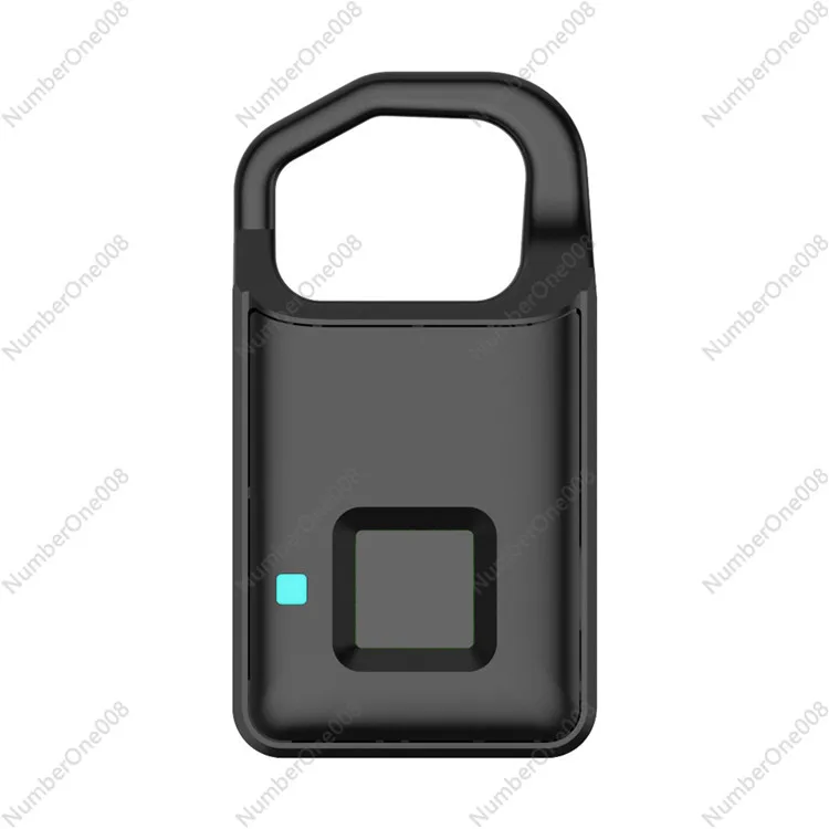 

Mini Electronic Door Lock, Smart Fingerprint Padlock Black