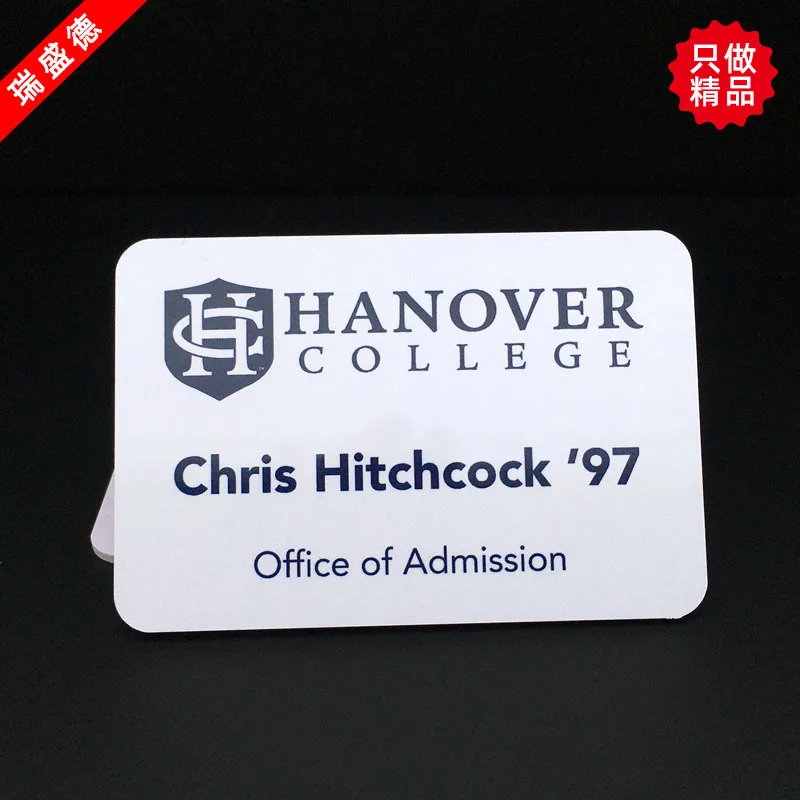 customized.pvcMagnetic Badge Custom Plastic Strong Magnetic Employee Number Badge Custom Employee Identification Badge