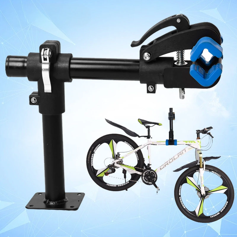 Bicycle Repair Stand Mountain Bike Wall Repairing Rack ABS Carbon Steel Rotatable Parking Bracket Cycling Maintenance Rack