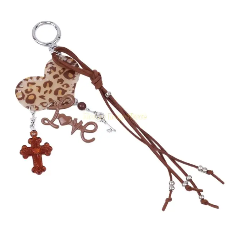 X90D حقيبة قلادة سحر حبل مضفر حقيبة سلسلة مفاتيح سحر لمحفظة حقائب اليد حقيبة اكسسوارات مفتاح السيارة سحر للنساء الرجال الهدايا #5