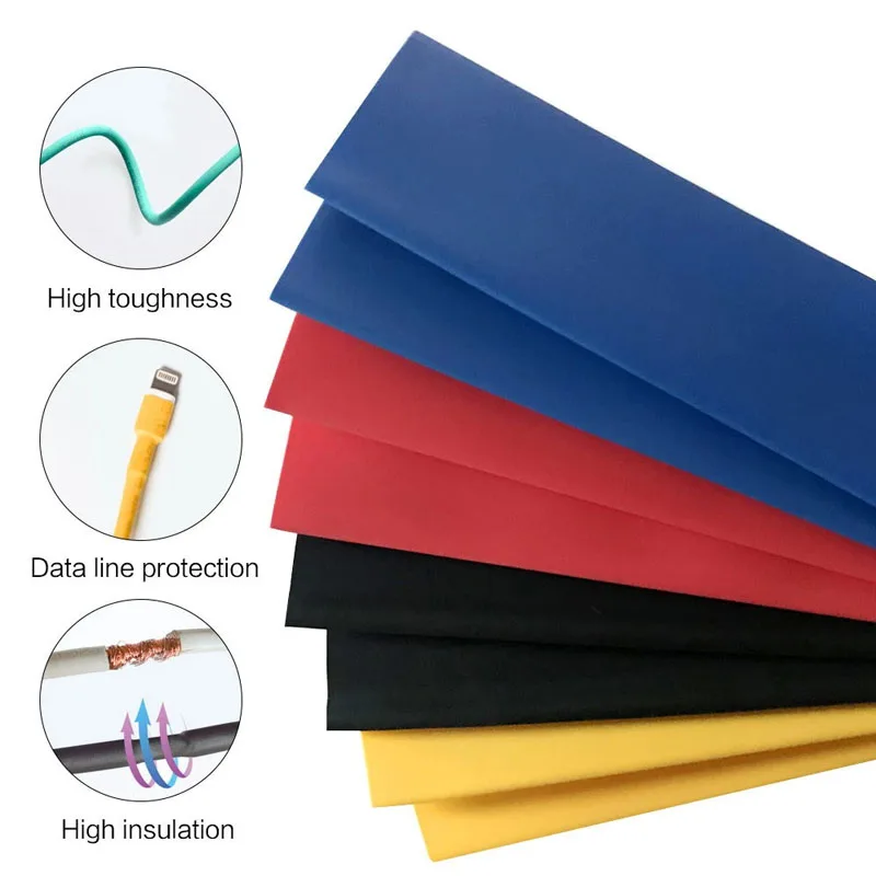 164Pcs/Set Colorful Heat Shrink Tubing 2:1 Cable Sleeving Wrap Wire Kit Useful cable Electrical Tube shrinkable tube