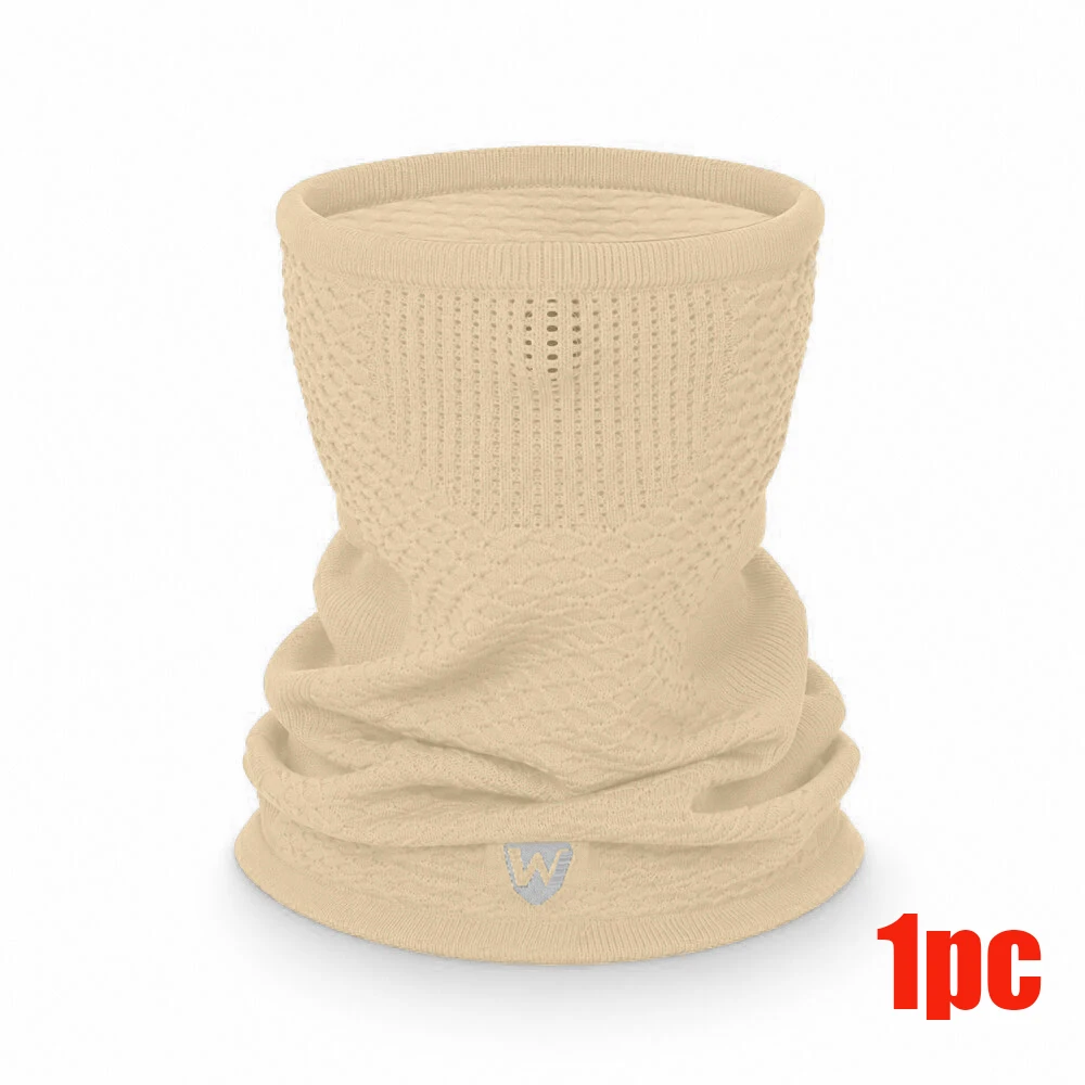 1pc/2pcs/3pcs Winter Warm Ademend Fietsmasker Sjaal Unisex Naadloos Elastisch Half Gezichtsmasker Buitensporten Hardlopen Skimasker