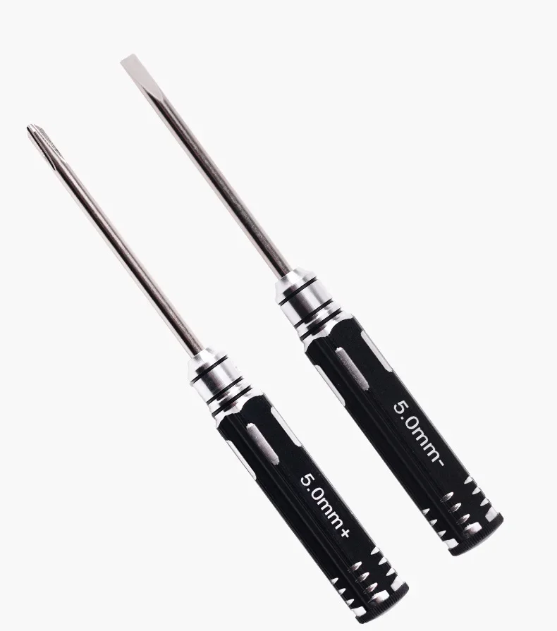 4 قطعة/المجموعة نموذج أداة مفك 3.0 مللي متر 5.0 مللي متر شقة الصليب الفولاذ المقاوم للصدأ تفكيك المسمار #4