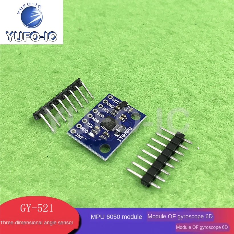 Free Ship 1PCS GY-521 Mpu6050 Module 3D Angle Sensor Three-Axis Acceleration Gyro 6DOF Module