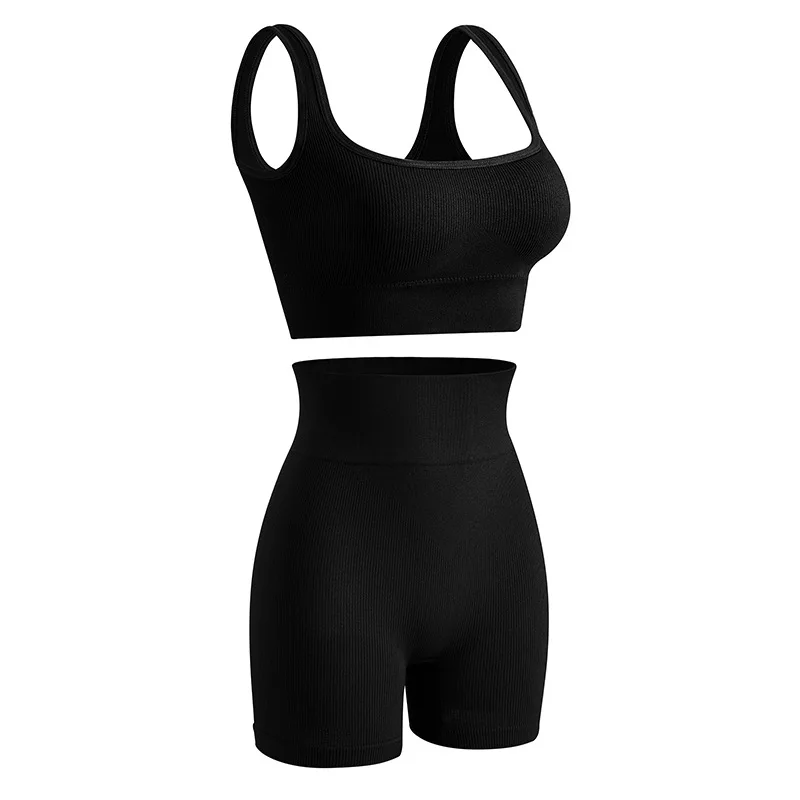 Yoga Set Gym Set Workout Clothes for Women Seamless Leggings Sports Bra Suit Female Clothing High Waist Shorts Women Tracksuit