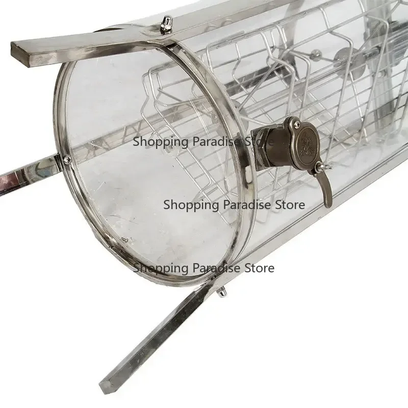 3 Frame Manual Honey Extractor Beekeeping Equipment Transparent Acrylic Multi Function Shake Honey Centrifuge Machine