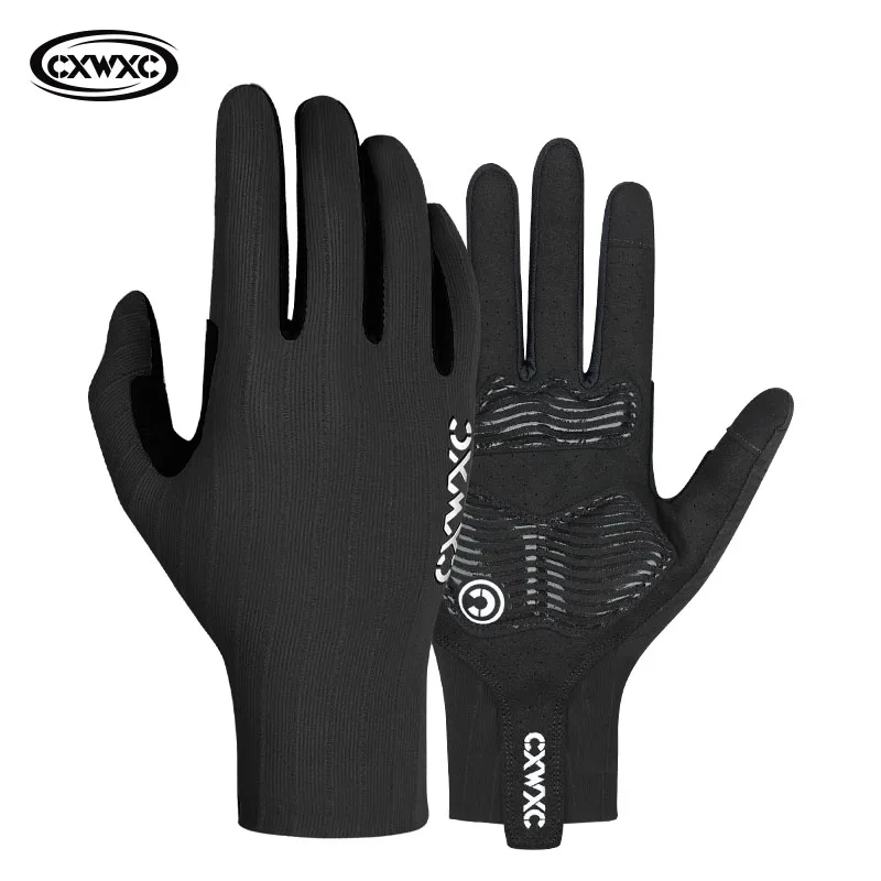 CXWXC Fietshandschoenen Volledige Vinger Fiets Sporthandschoenen Heren Dames Touchscreen Ademend Gym Motor Camping Wandelen Wanten
