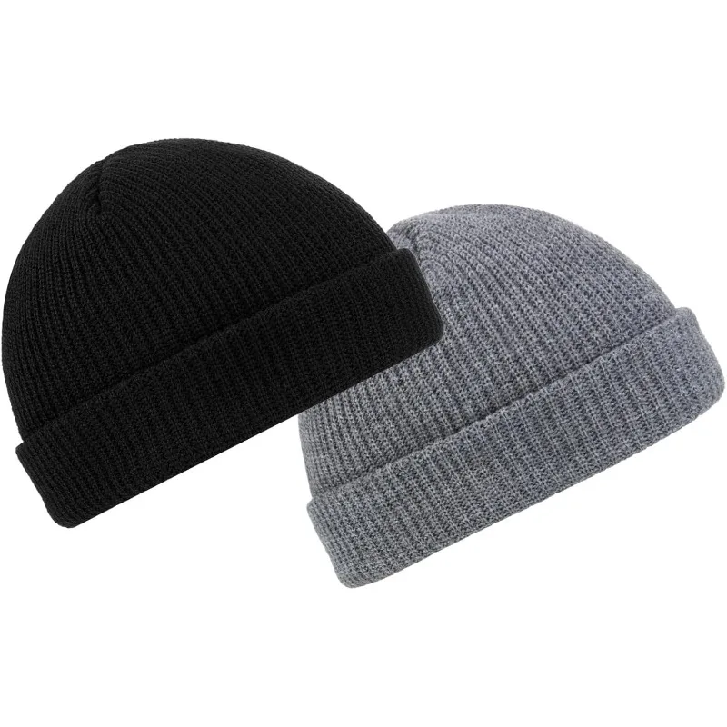 قبعة Trawler Beanie Watch Hat ذات حافة قابلة للطي Skullcap Fisherman Beanie للنساء والرجال