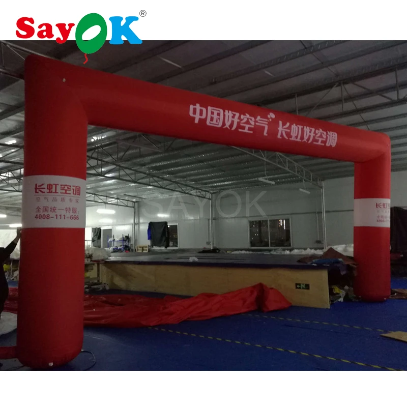 8x4m 10x5m Inflatable Arch With Air Blower Inflatable Archway For Race Outdoor Advertising Commerce