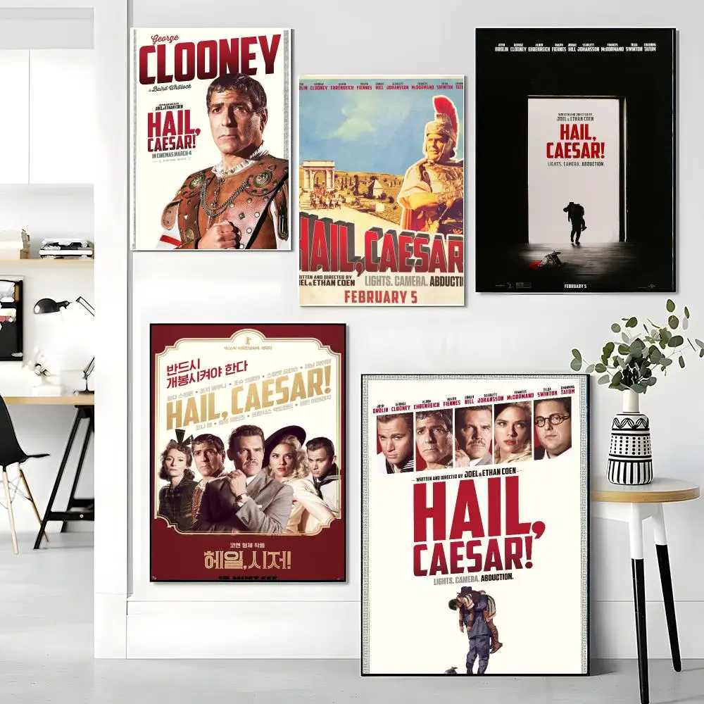 classic movie H-Hail Caesar-R Painting Calligraphy Boho Botanical Decor for Living Room Elegant Home Style