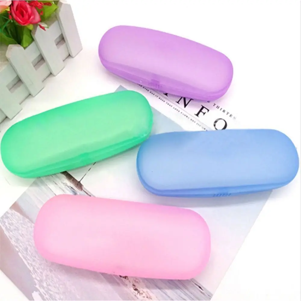 Durable Plastic Glasses Case Lightweight Transparent Storage Box Transparent Case