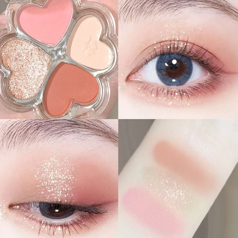 Eye Makeup Pearlescent Highlight Dreamy Eye Makeup Clover Eyeshadow Palette Eye Shadow Eyeshadow Palette Makeup Trimming