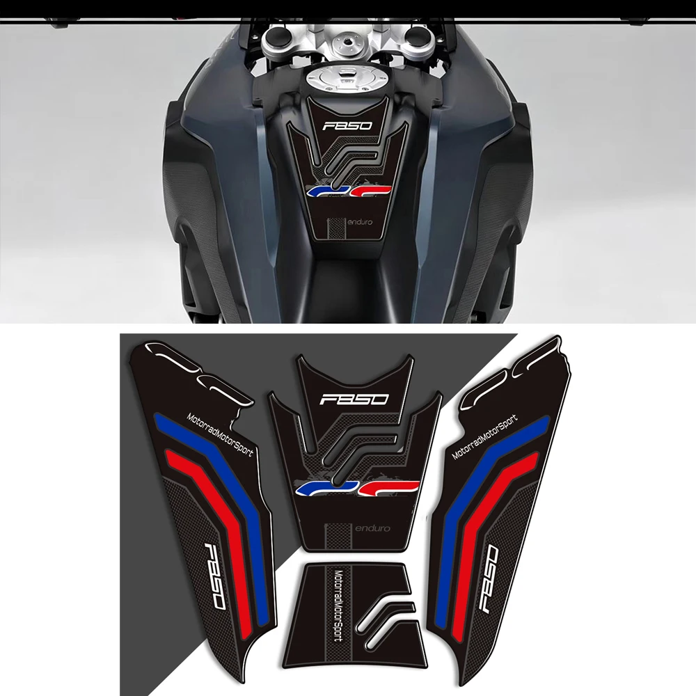 

For F850GS F 850 GS F850 Stickers Decals Protector Tank Pad Side Grips Gas Fuel Oil Kit Knee Fairing Fender Wind Deflector