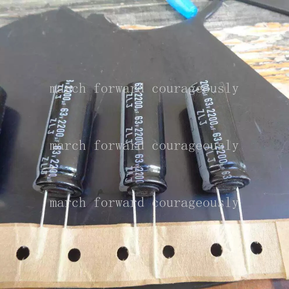 10pcs for Ruby 63V2200UF ZLJ High Frequency Low Resistance 16X40 18X35